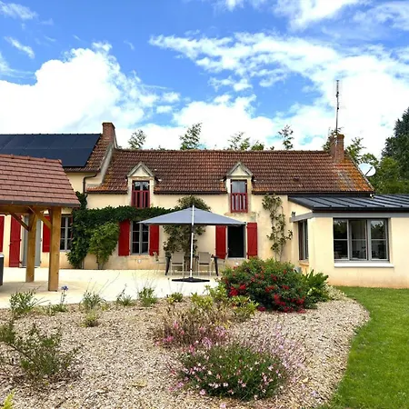 Εξοχικό σπίτι Cozy Avec Jardin Et Spa, - Fr-1-489-540 Chazemais